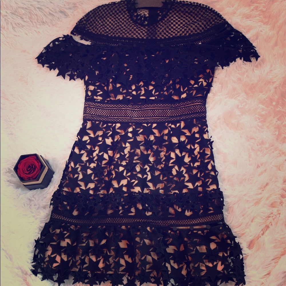 Starring mini dress